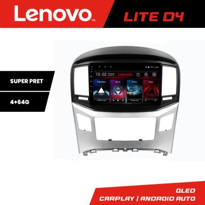 Navigáció Hyundai H1 Starex 2016- Lenovo Kit-H1 4+64 GB Android Waze USB Internet Navigáció Youtube Rádió