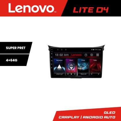 Navigáció Hyundai I30 2011-2016 4+64 GB Android Waze USB Internet Navigáció Youtube Rádió Lenovo