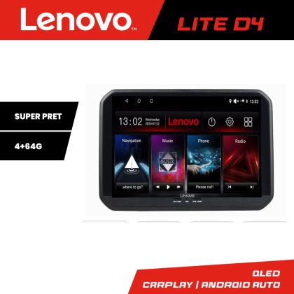 Navigáció Suzuki Ignis 2016- Lenovo Kit-IGNIS16 4+64 GB Android Waze USB Internet Navigáció Youtube Rádió