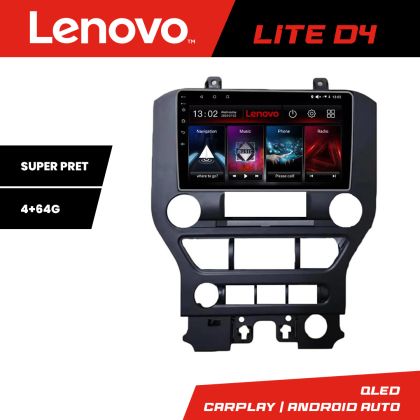 Navigáció Ford Mustang 2015-2020 Lenovo Kit-MUSTANG 4+64 GB Android Waze USB Internet Navigáció Youtube Rádió