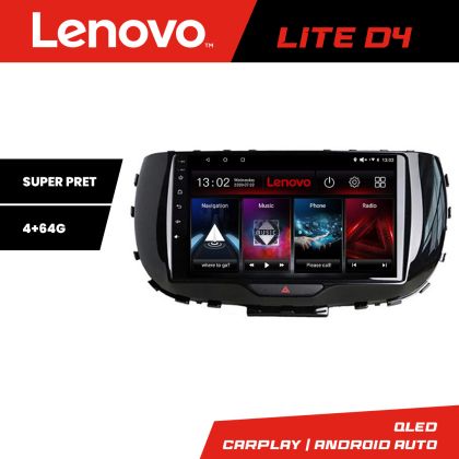 Navigáció Kia Soul 2020 - Lenovo Kit-soul 4+64 GB Android Waze USB Internet Navigáció Youtube Rádió