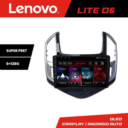 Navigáció Chevrolet Cruze 2013- Lenovo Kit-1267 8 magos 6+128 GB Android Waze USB Internet Navigáció Youtube Rádió