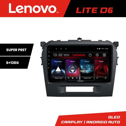 Navigáció Suzuki Grand Vitara 2016- Lenovo Kit-2265 Android internet rádióval, GPS-szel, Bluetooth-szal, USB-vel