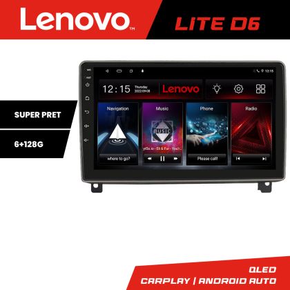 Navigáció Peugeot 407 2004-2011 8 magos 6+128 GB négymagos Android Waze USB Internet Navigáció Youtube Rádió Lenovo