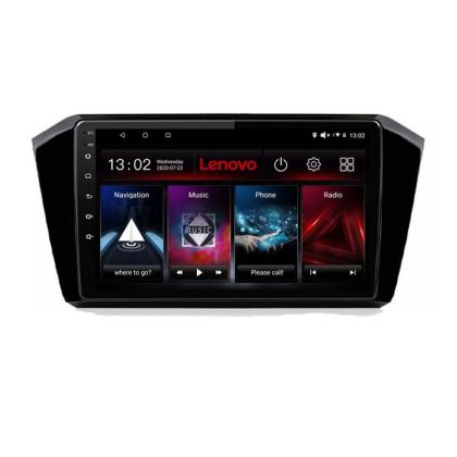 Navigáció VW Passat 2015- Lenovo Kit-518 8 magos 6+128 GB Android Waze USB Internet Navigáció Youtube Rádió