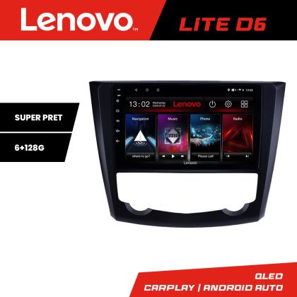 Navigáció Renault Kadjar Lenovo Kit-9030 8 magos 6+128 GB Android Waze USB Internet Navigáció Youtube Rádió