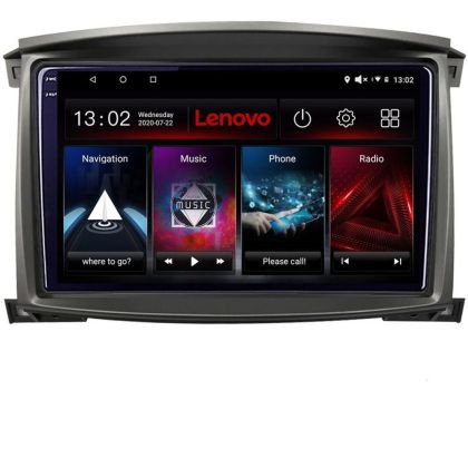 Navigáció Toyota Land Cruiser L100 2002-2006 Android rádió gps internet 8 magos 6+128 Lenovo