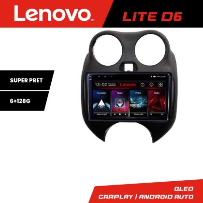 Navigáció Nissan Micra 2010-2014 Android rádió gps internet 8 magos 6+128 Lenovo