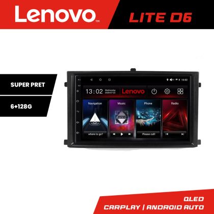 Navigáció Rexton 2019 - Lenovo Kit-REXTON 8 magos 6+128 GB Android Waze USB Internet Navigáció Youtube Rádió