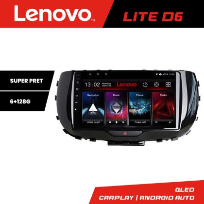 Navigáció Mitsubishi Space Star Mirage Attrage 2012- 8 magos 6+128 GB Android Waze USB Internet Navigáció Youtube Rádió Lenovo