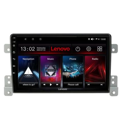 Navigáció Suzuki Grand Vitara Régi Lenovo Kit-053 8 magos QLED 2K 4+64 360 Android Waze USB Internet Navigáció Youtube Rádió