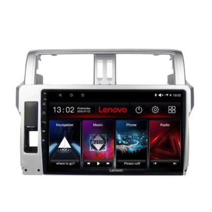 Navigáció Toyota Landcruiser J150 Prado 2014-2017 Lenovo Kit-065 8 magos QLED 2K 4+64 360 Android Waze USB Internet Navigáció Youtube Rádió
