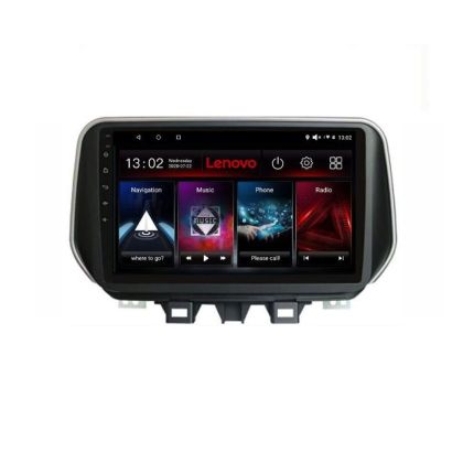 Navigatie Hyundai Tucson 2019 Lenovo Kit-1135 8 core QLED 2K 4+64 360 Android Waze USB Navigatie Internet Youtube Radio