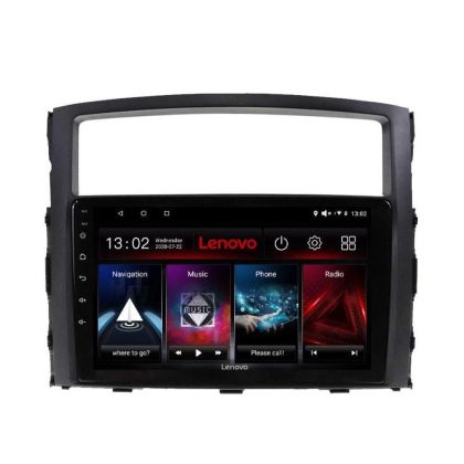 Navigáció Mitsubishi Pajero Lenovo Kit-452 8 magos QLED 2K 4+64 360 Android Waze USB Internet Navigáció Youtube Rádió