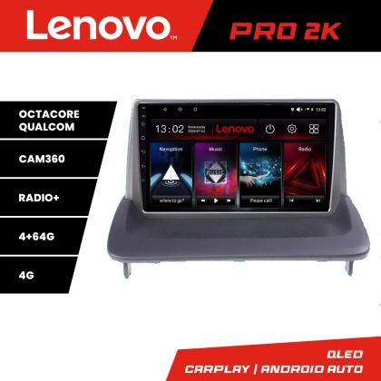 Navigáció Volvo C40 C30 S40 C70 V50 Lenovo Kit-C40 8 magos QLED 2K 4+64 360 Android Waze USB Internet Navigáció Youtube Rádió