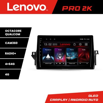 Navigáció Toyota Camry 2021 - Lenovo Kit-camry2021 8 magos QLED 2K 4+64 360 Android Waze USB Internet Navigáció Youtube Rádió