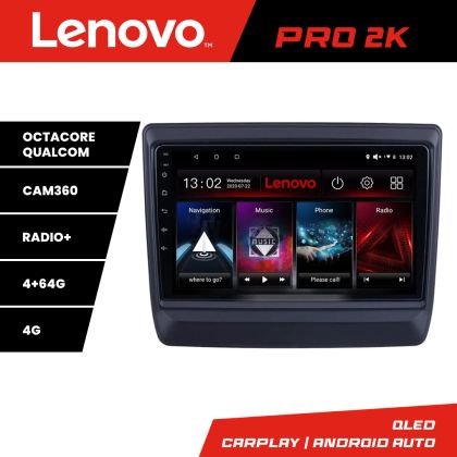 Navigáció Isuzu DMAX 2020 - Lenovo Kit-DMAX20 8 magos QLED 2K 4+64 360 Android Waze USB Internet Navigáció Youtube Rádió