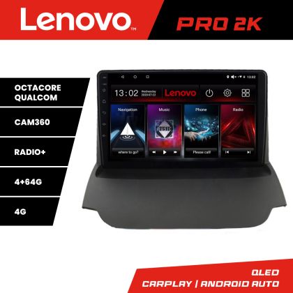Navigáció Ford Ecosport 2017 - Lenovo Kit-ECOSPORT 8 magos QLED 2K 4+64 360 Android Waze USB Internet Navigáció Youtube Rádió