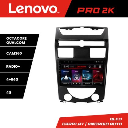 Navigáció Ssang Yong Rexton 2006-2013 Lenovo Kit-rexton07 8 magos QLED 2K 4+64 360 Android Waze USB Internet Navigáció Youtube Rádió