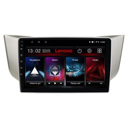 Navigatie Lexus RX 2003-2009 Lenovo Kit- rx-03 8 core QLED 2K 4+64 360 Android Waze USB Navigatie Internet Youtube Radio
