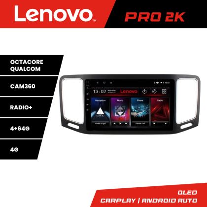 Navigáció VW Sharan 2011-2020 Lenovo Kit-SHARAN 8 magos QLED 2K 4+64 360 Android Waze USB Internet Navigáció Youtube Rádió v1