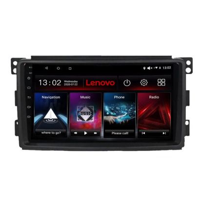 Navigatie Smart 2005-2010 Lenovo Kit-SMART05 8 core QLED 2K 4+64 360 Android Waze USB Navigatie Internet Youtube Radio
