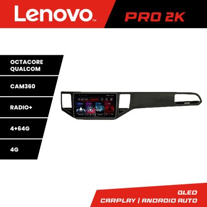 Navigáció VW Golf Sportsvan 2016-2021 Lenovo Kit-sportsvan 8 magos QLED 2K 4+64 360 Android Waze USB Internet Navigáció Youtube Rádió