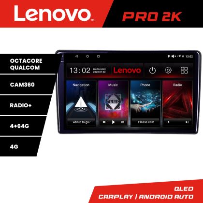 Navigáció VW Touareg 2002-2010 Android rádió gps internet 8 magos QLED 2K 4+64 360 Lenovo