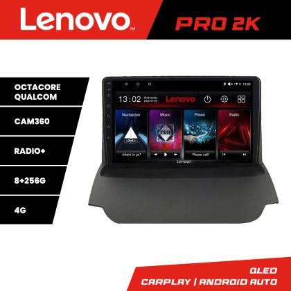 Navigáció Ford Ecosport 2013-2016 Lenovo Kit-232 8 magos QLED 2K 8+256 360 Android Waze USB Internet Navigáció Youtube Rádió