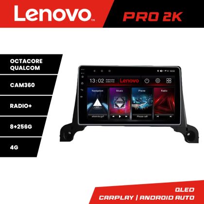 Navigáció Peugeot 5008 2016-2020 Lenovo Kit-5008 8 magos QLED 2K 8+256 360 Android Waze USB Internet Navigáció Youtube Rádió