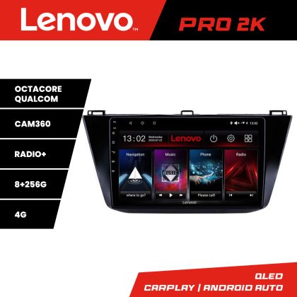 VW Tiguan 2016 navigáció - Lenovo Kit-5883 8 magos QLED 2K 8+256 360 Android Waze USB internet navigáció Youtube rádió