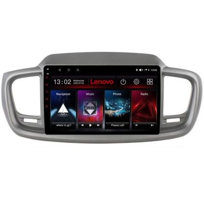 Navigáció Kia Sorento 2015-2018 Lenovo Kit-6528 8 magos QLED 2K 8+256 360 Android Waze USB internet navigáció Youtube rádió