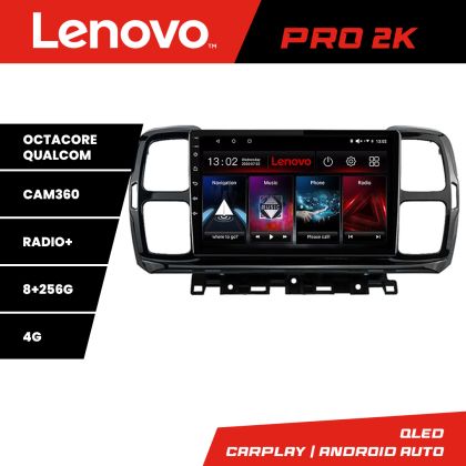 Navigáció Citroen C5 Aircross Android rádió gps internet 8 magos QLED 2K 8+256 360 Lenovo