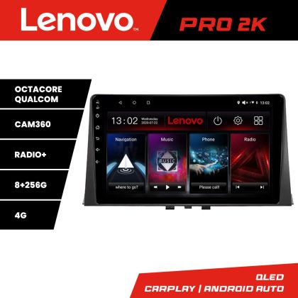 Navigáció Citroen Berlingo 2019-2021 Lenovo Kit-berlingo18 8 magos QLED 2K 8+256 360 Android Waze USB Internet Navigáció Youtube Rádió v3