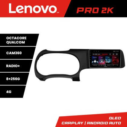 Navigáció Hyundai I10 2020 Lenovo Kit-I10 8 magos QLED 2K 8+256 360 Android Waze USB Internet Navigáció Youtube Rádió