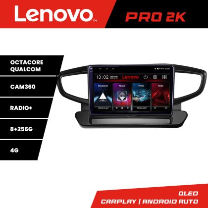Navigáció Hyundai Ioniq 2016-2020 Android rádió gps internet 8 magos QLED 2K 8+256 360 Lenovo
