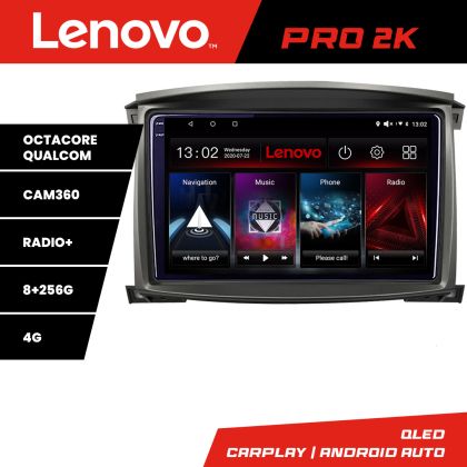 Navigáció Toyota Land Cruiser L100 2002-2006 Android rádió gps internet 8 magos QLED 2K 8+256 360 Lenovo