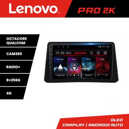 Navigáció Opel Mokka 2012-2016 Lenovo Kit-MOKKA1 8 magos QLED 2K 8+256 360 Android Waze USB Internet Navigáció Youtube Rádió
