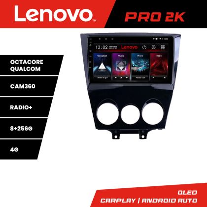 Navigáció Mazda RX8 2003-2008 Android rádió gps internet 8 magos QLED 2K 8+256 360 Lenovo