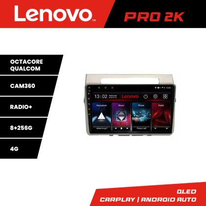 Navigáció Toyota Verso 2004-2009 között Android rádió gps internet 8 magos QLED 2K 8+256 360 Lenovo