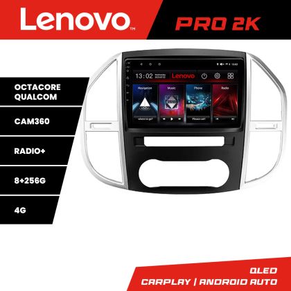 Navigáció Mercedes Vito w447 2016- Android rádió gps internet 8 magos QLED 2K 8+256 360 Lenovo