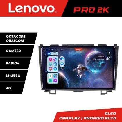 Navigáció Honda CR-V Lenovo Kit-009 8 magos QLED 2K 12+256 360 Android Waze USB Internet Navigáció Youtube Rádió
