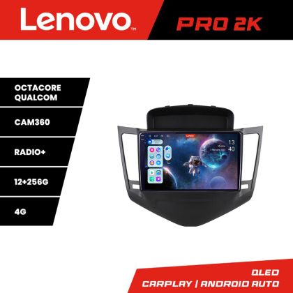 Navigáció Chevrolet Cruze Lenovo Kit-045 8 magos QLED 2K 12+256 360 Android Waze USB Internet Navigáció Youtube Rádió