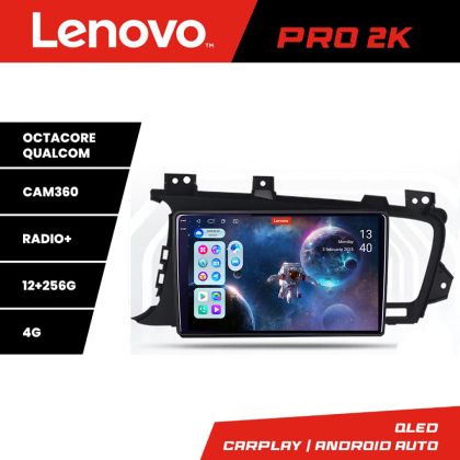 Navigáció Kia Optima 2011-2013 Lenovo Kit-091 8 magos QLED 2K 12+256 360 Android Waze USB Internet Navigáció Youtube Rádió