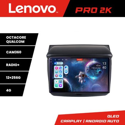 Navigáció Mitsubishi L200 2006-2014 Lenovo Kit-094 8 magos QLED 2K 12+256 360 Android Waze USB Internet Navigáció Youtube Rádió