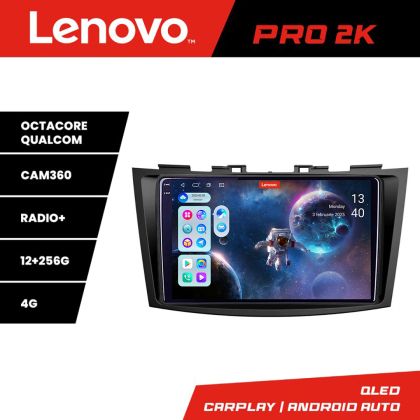 Navigáció Suzuki Swift 2010-2017 Lenovo Kit-179 8 magos QLED 2K 12+256 360 Android Waze USB Internet Navigáció Youtube Rádió