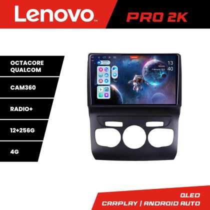 Navigáció Citroen C4 2011-2016 Lenovo Kit-241 8 magos QLED 2K 12+256 360 Android Waze USB Internet Navigáció Youtube Rádió