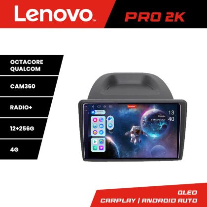 Navigáció Ford Fiesta 2012-2018 Lenovo Kit-256 8 magos QLED 2K 12+256 360 Android Waze USB Internet Navigáció Youtube Rádió