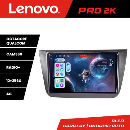 Navigáció Seat Altea 2005-2014 Android rádió gps internet 8 magos QLED 2K 12+256 360 Lenovo
