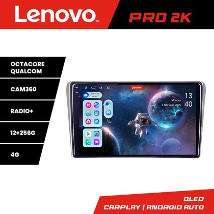Navigáció Toyota Avensis 2003-2008 Lenovo Kit-avensis03 8 magos QLED 2K 12+256 360 Android Waze USB Internet Navigáció Youtube Rádió